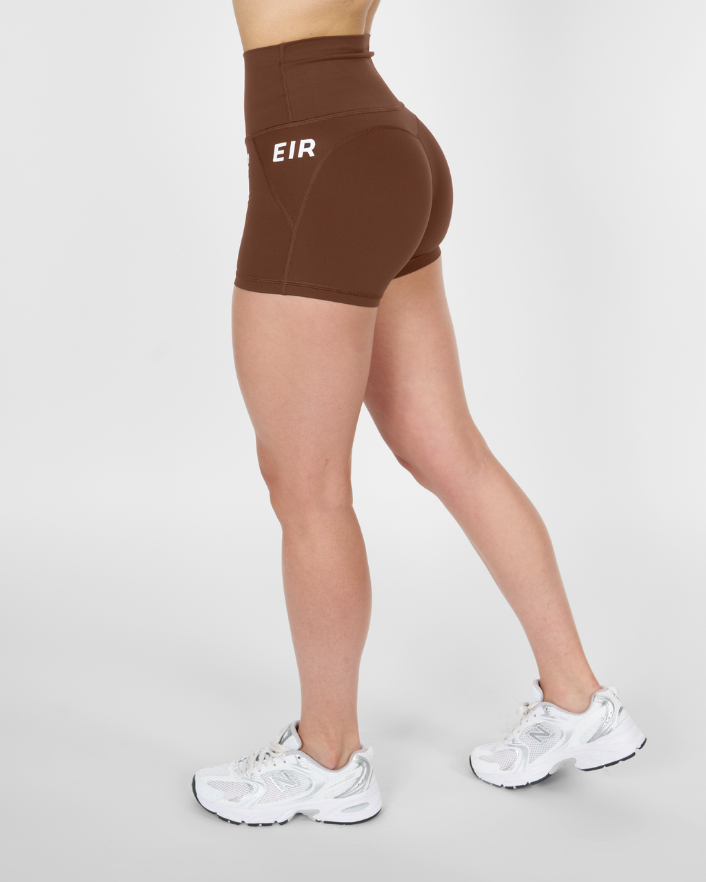 Short Thira - Pretina Alta - Café Mocha