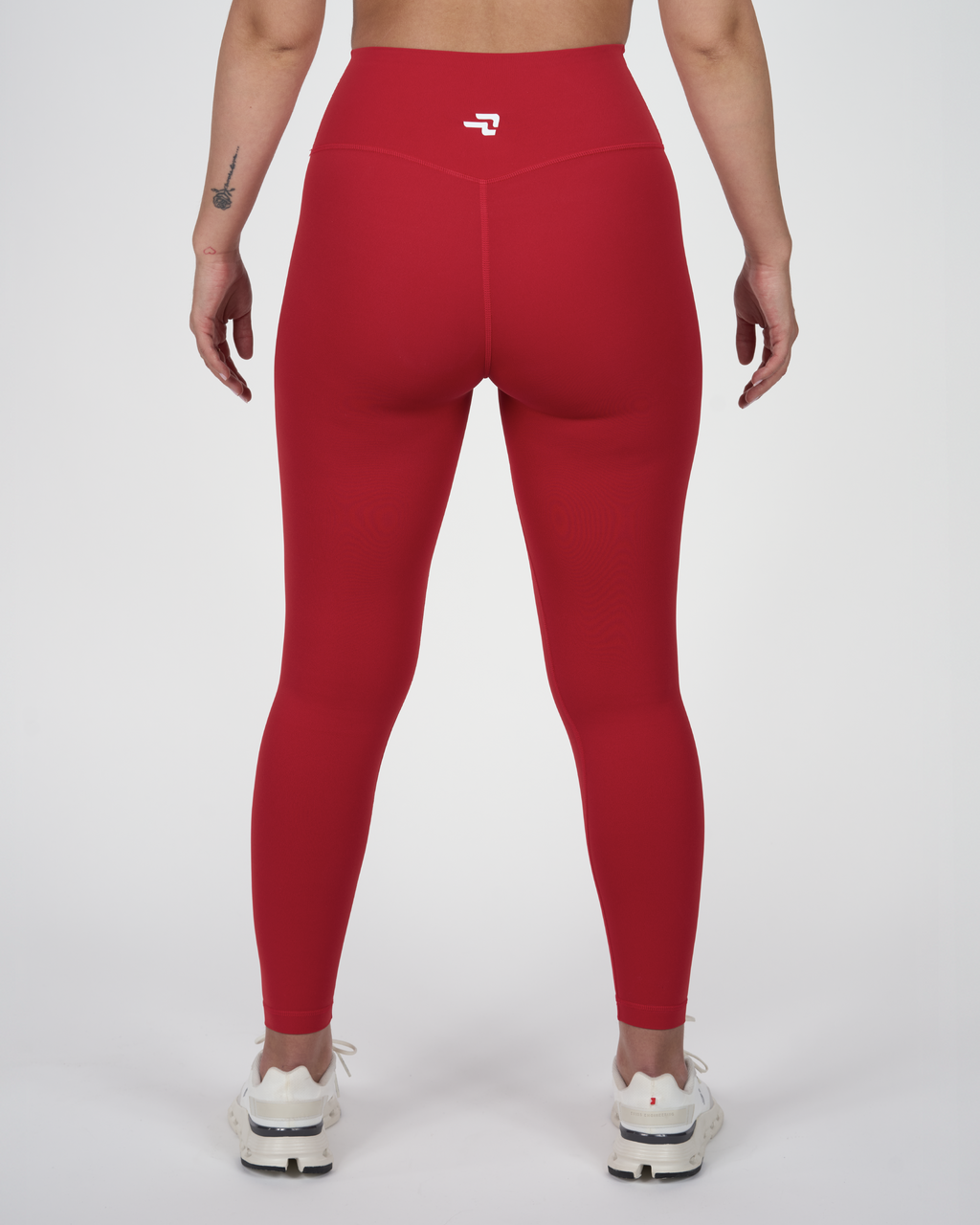 Calza Night - 7/8 Bolsillo En Pretina - Rojo