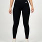 Calza Strech - 7/8 Pretina Alta - Negro