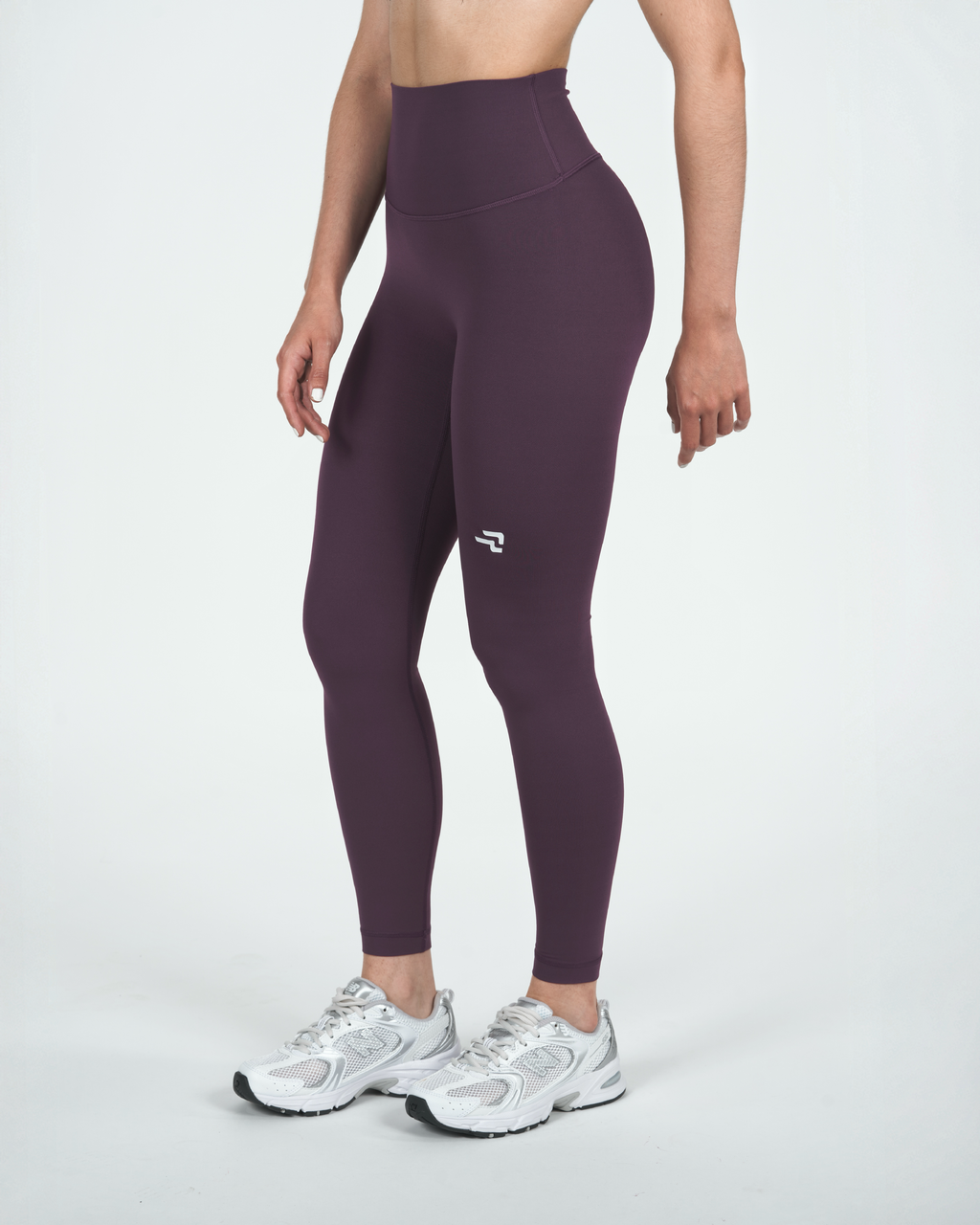 Calza Night - 7/8 Bolsillo En Pretina - Púrpura Grisáceo