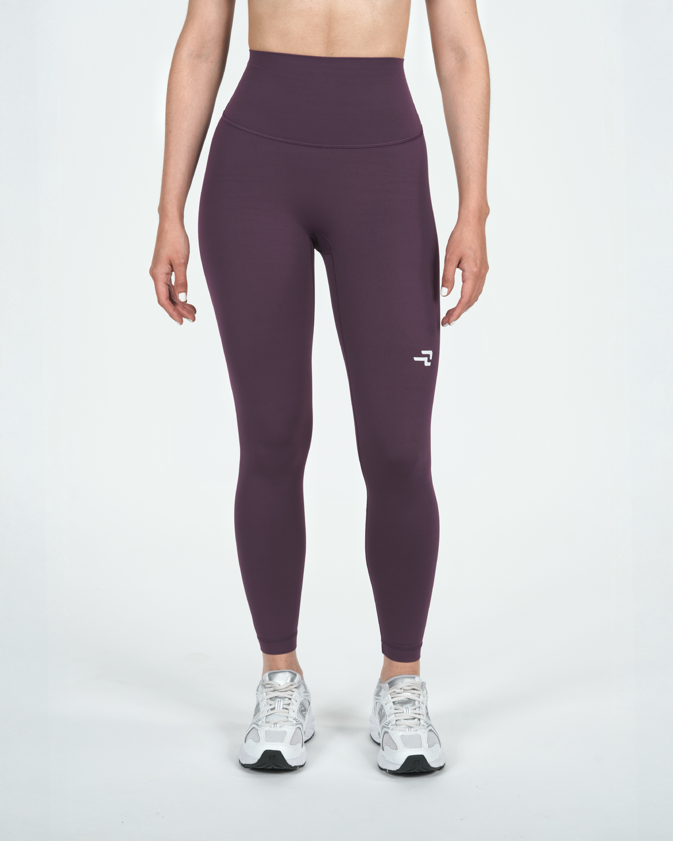 Calza Night - 7/8 Bolsillo En Pretina - Púrpura Grisáceo