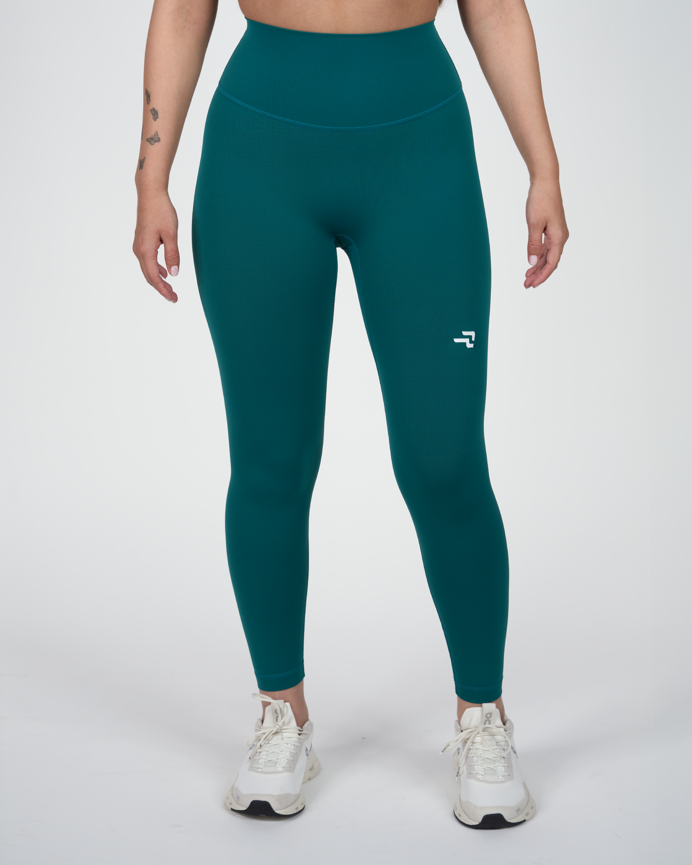 Calza Night - 7/8 Bolsillo En Pretina - Verde