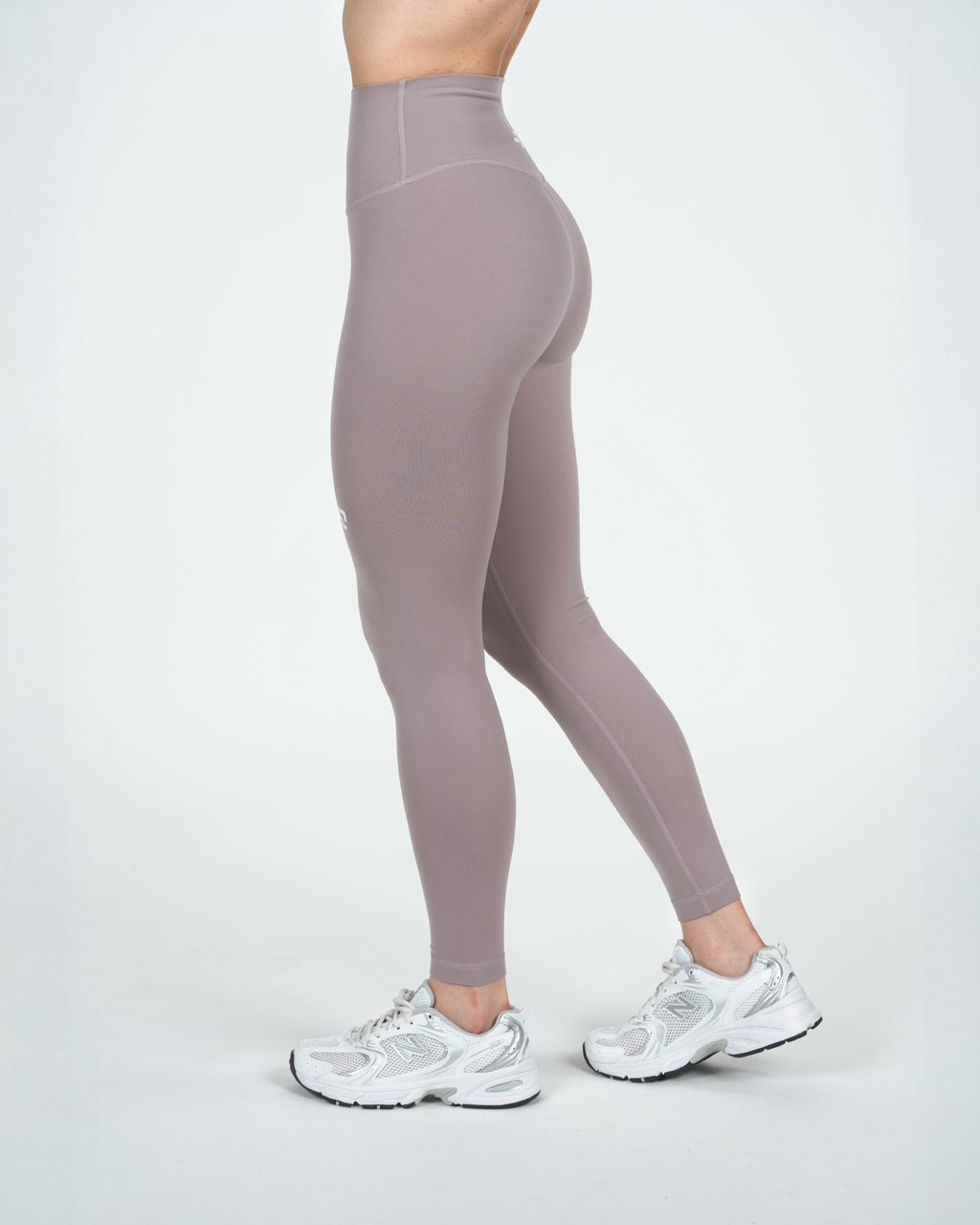 Calza Night - 7/8 Bolsillo En Pretina - Lila Grisáceo