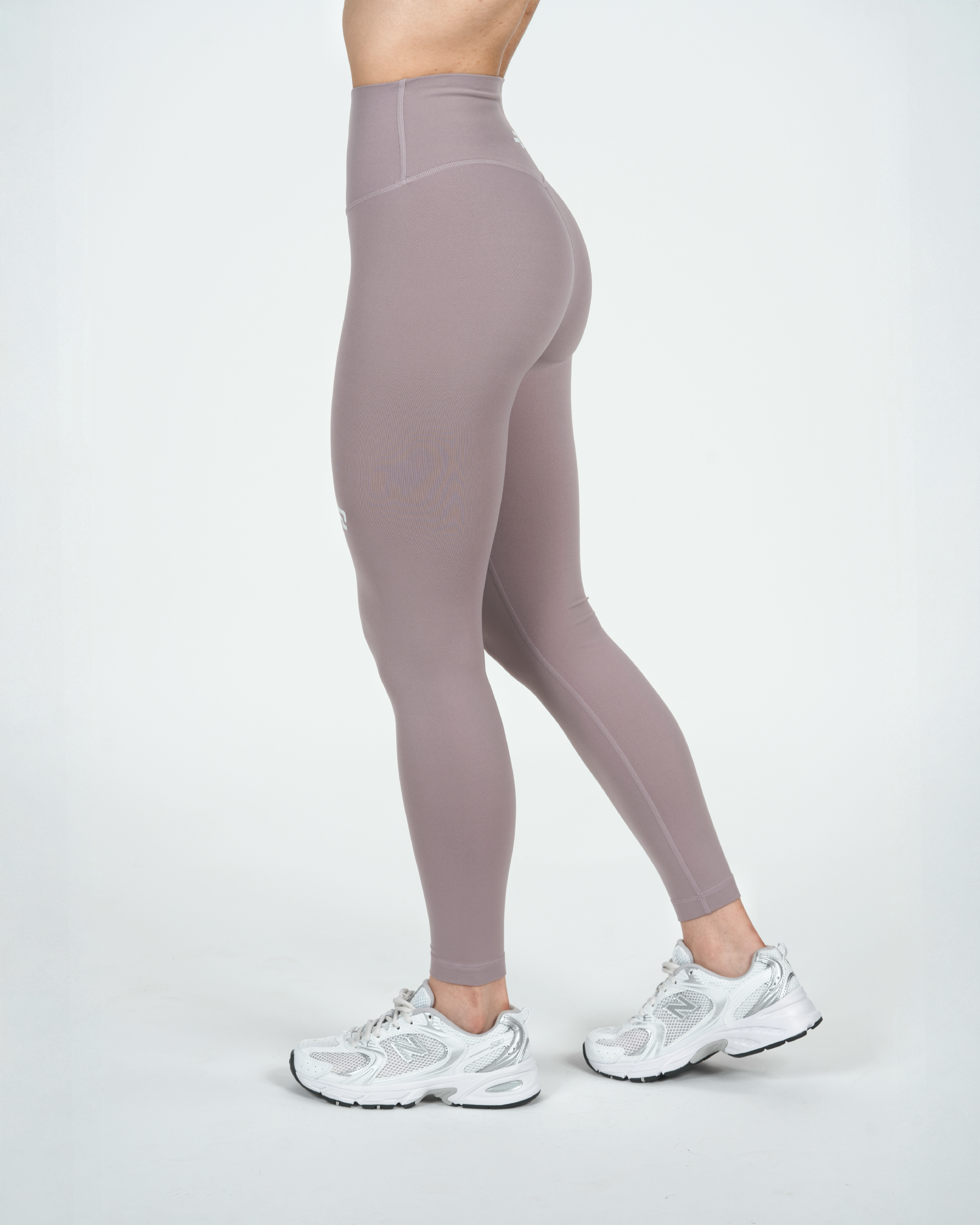 Calza Night - 7/8 Bolsillo En Pretina - Lila Grisáceo