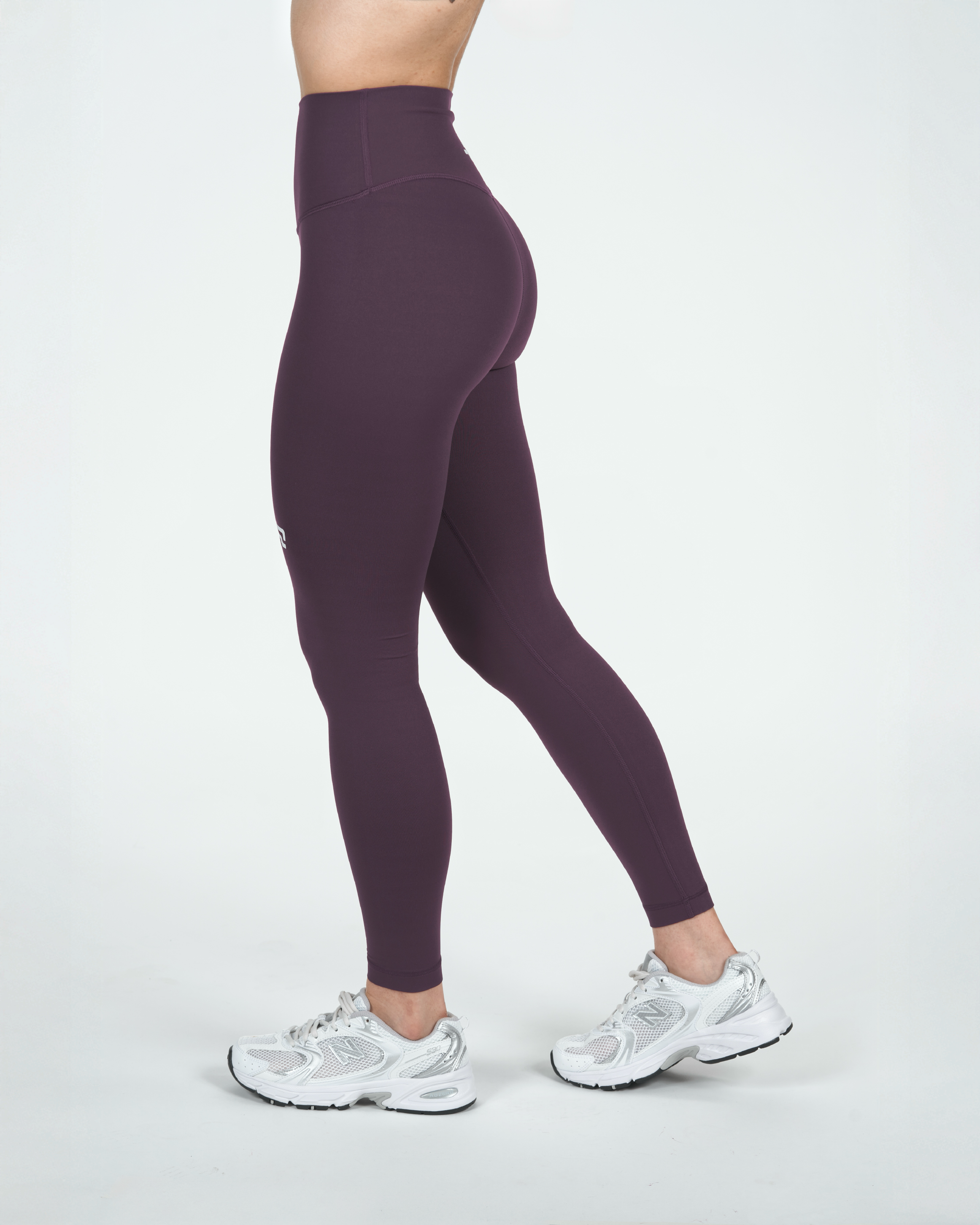 Calza Night - 7/8 Bolsillo En Pretina - Púrpura Grisáceo