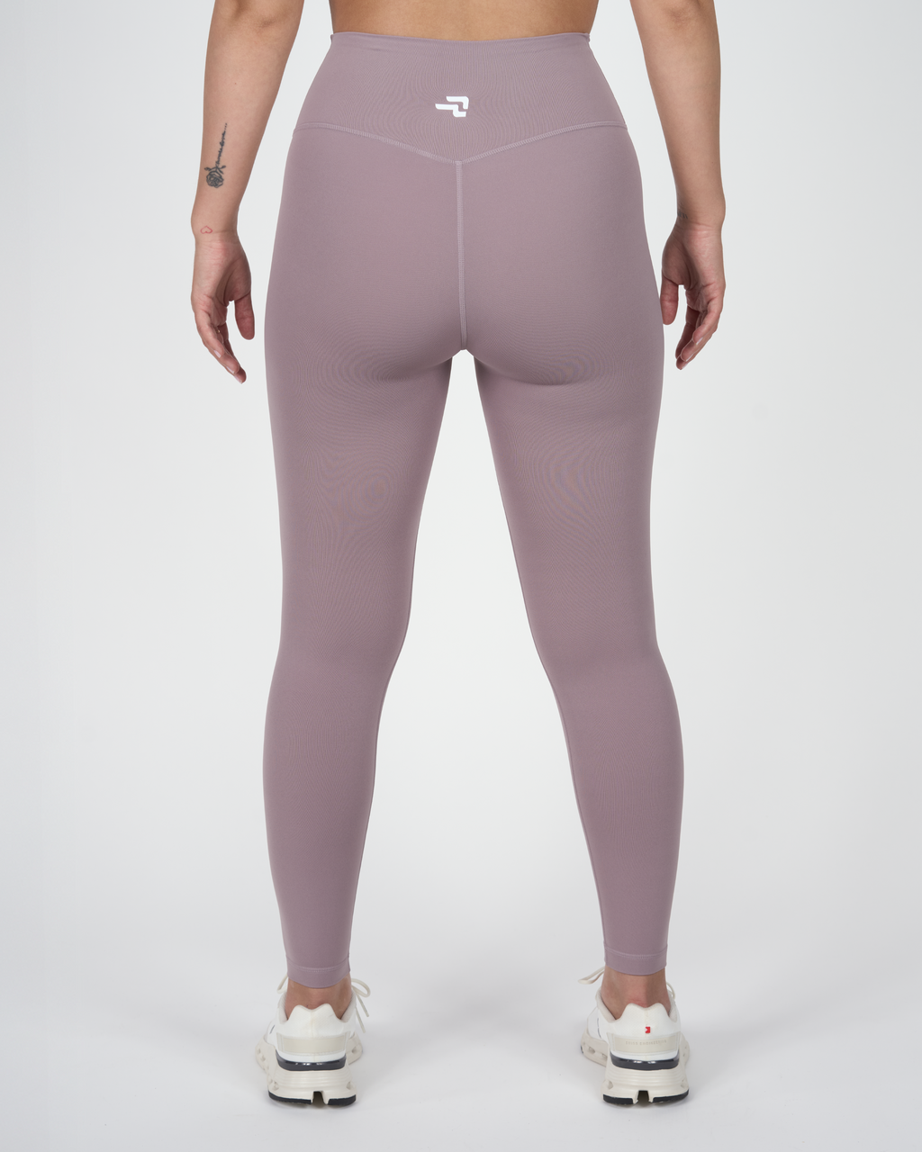 Calza Night - 7/8 Bolsillo En Pretina - Lila Grisáceo