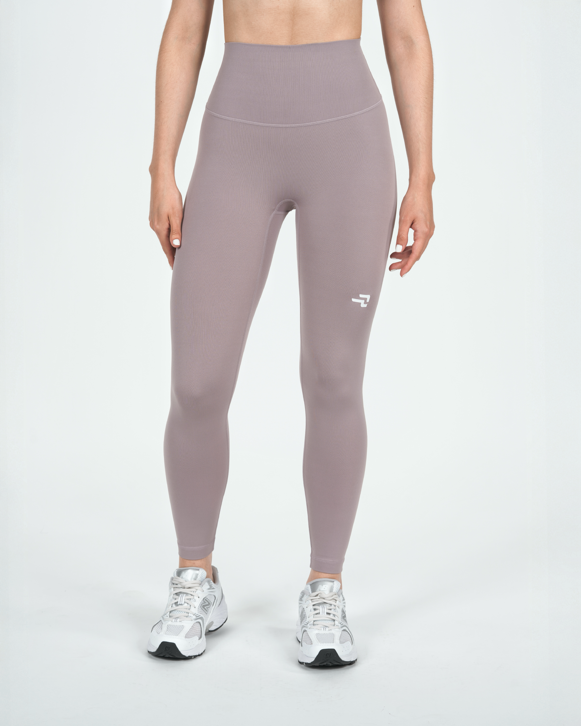 Calza Night - 7/8 Bolsillo En Pretina - Lila Grisáceo