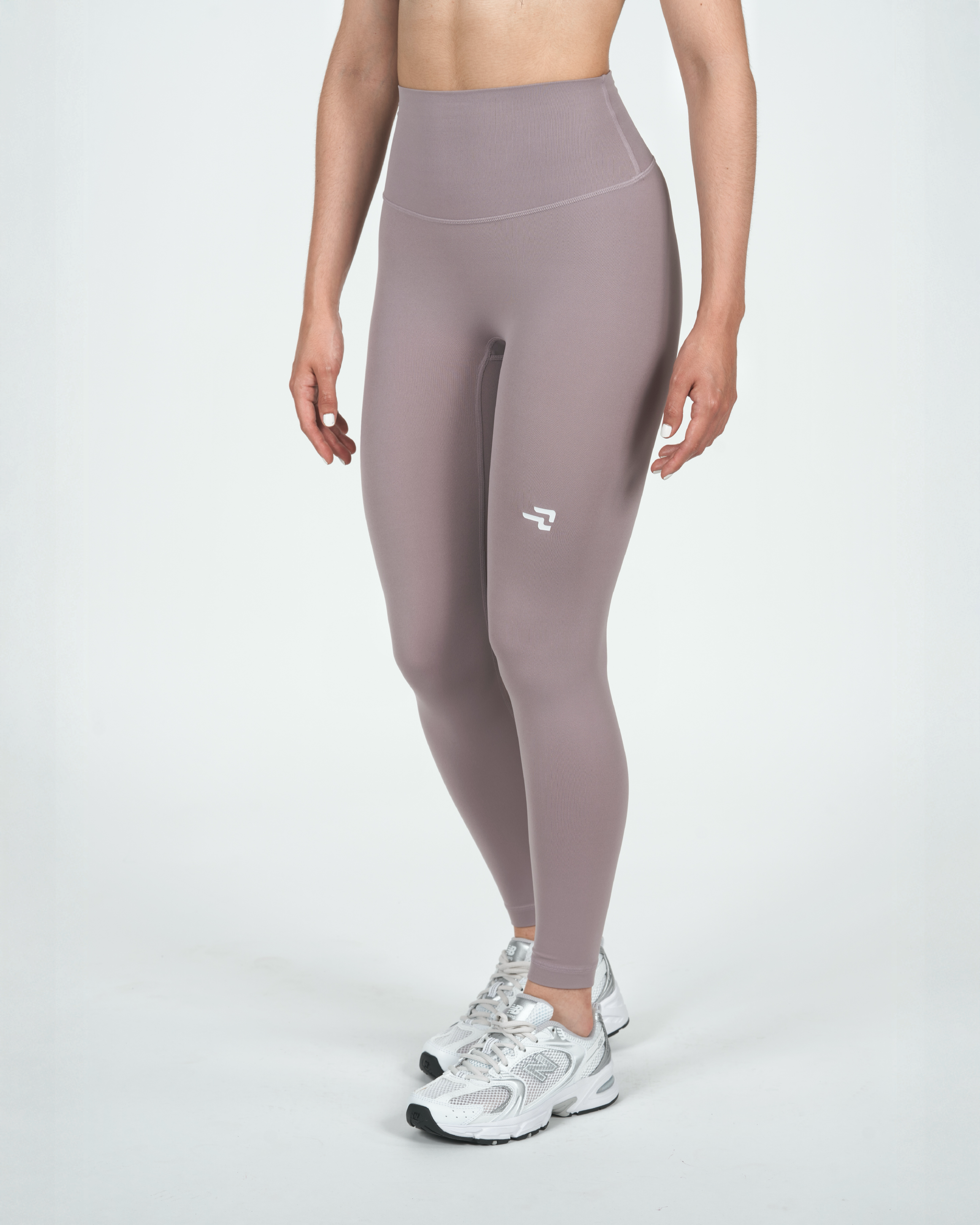 Calza Night - 7/8 Bolsillo En Pretina - Lila Grisáceo